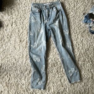 Never worn high waisted butterfly pants!